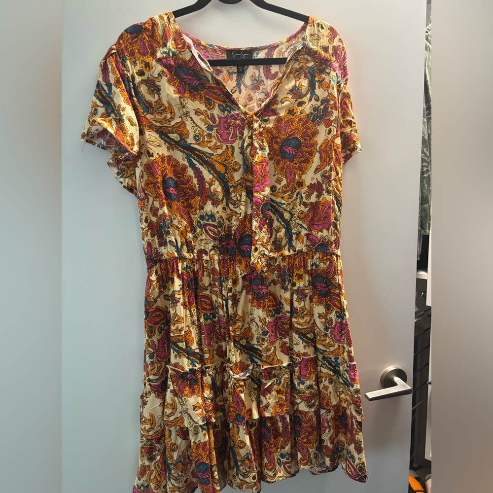 Jessica Simpson Multicolor Floral Dress